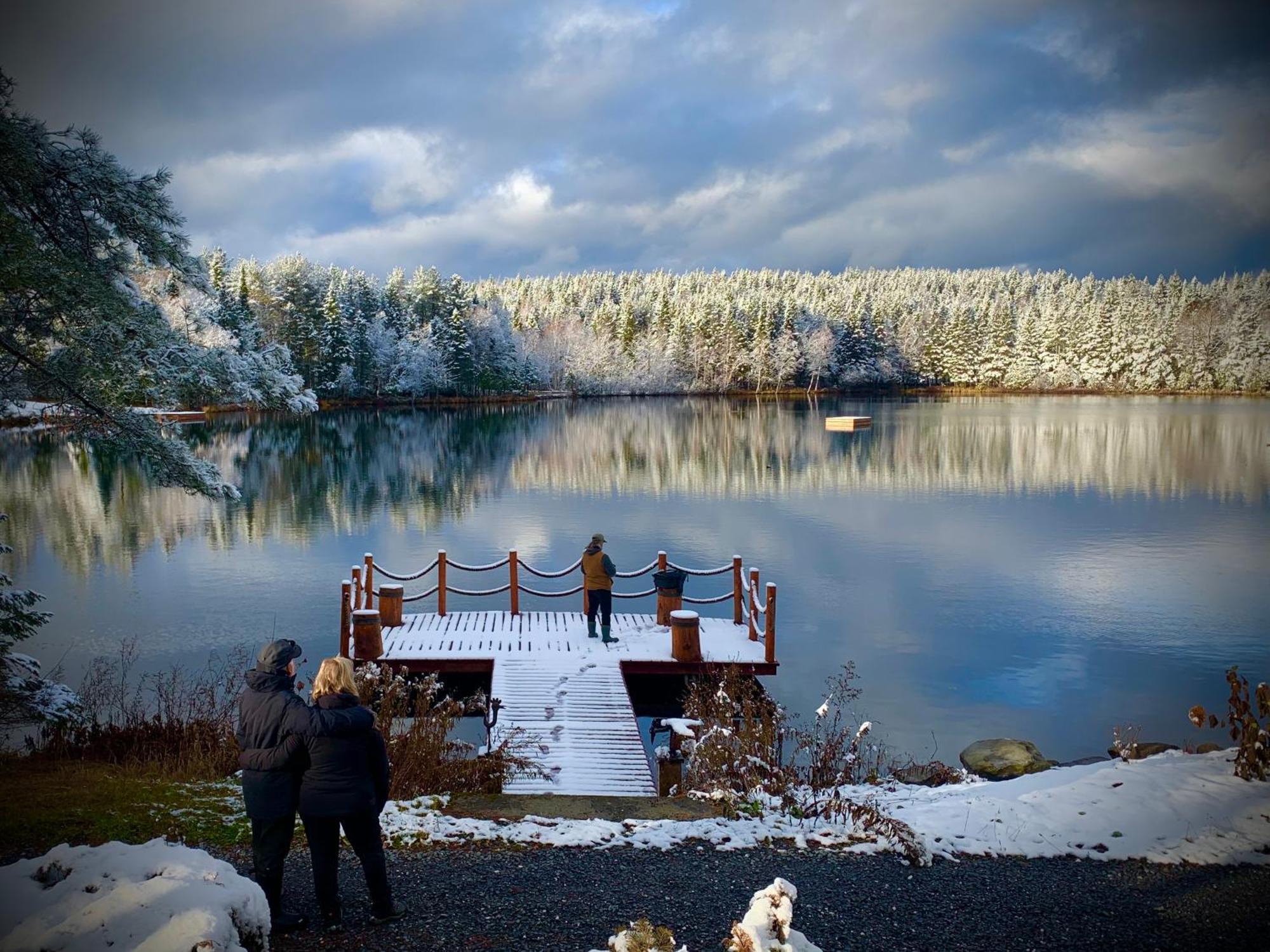 Vila Domaine Gagnon Saint Sebastien Exteriér fotografie