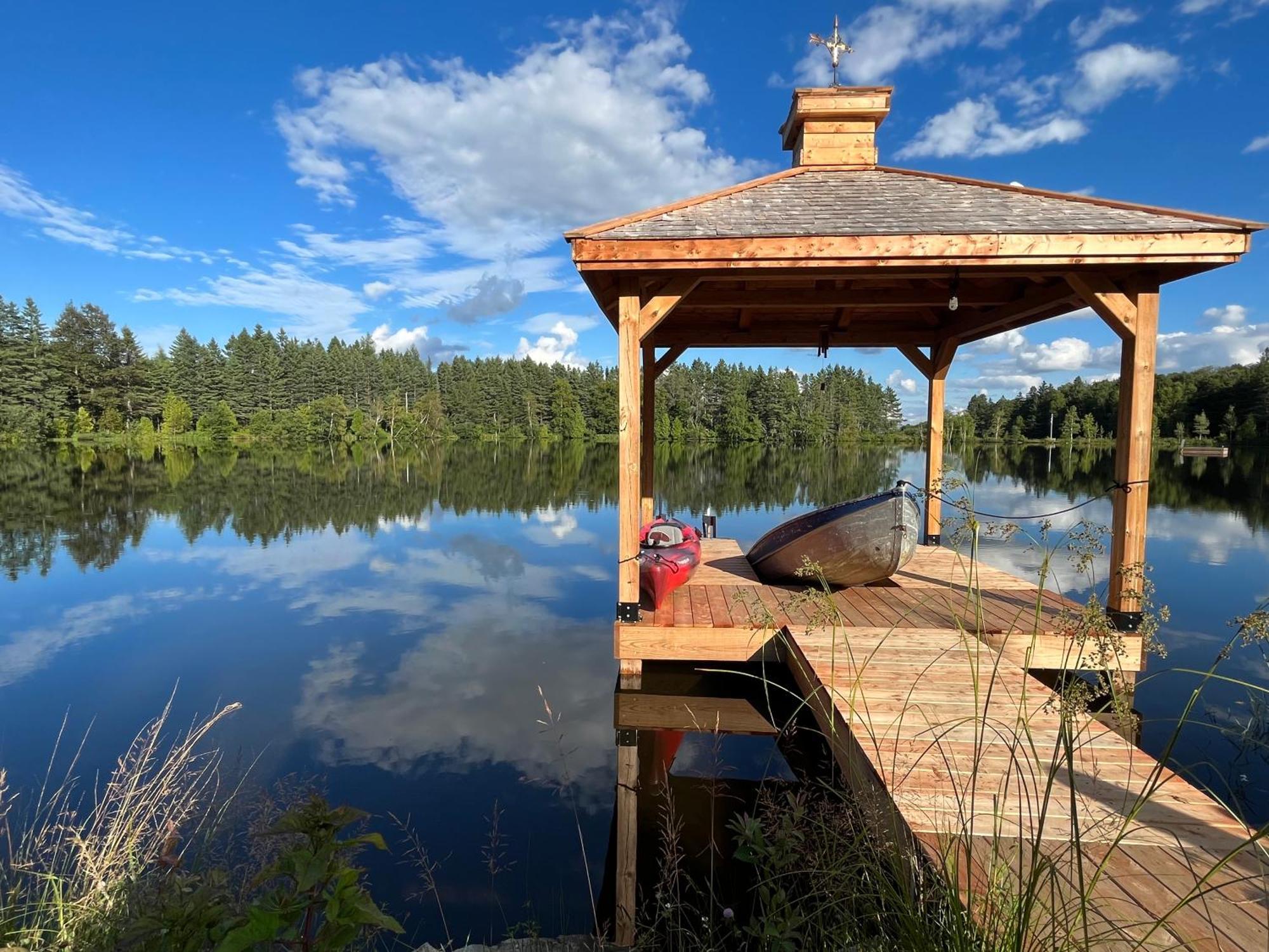 Vila Domaine Gagnon Saint Sebastien Exteriér fotografie