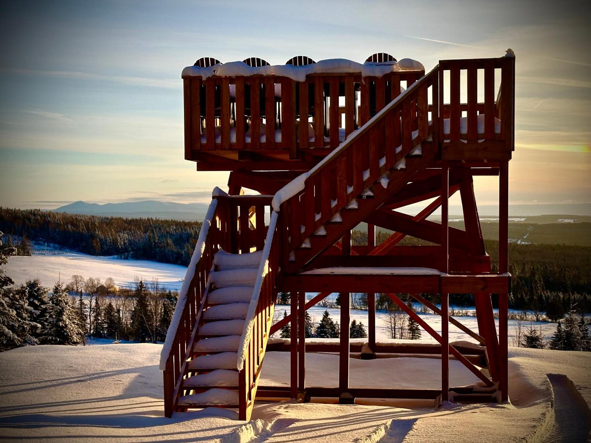Vila Domaine Gagnon Saint Sebastien Exteriér fotografie